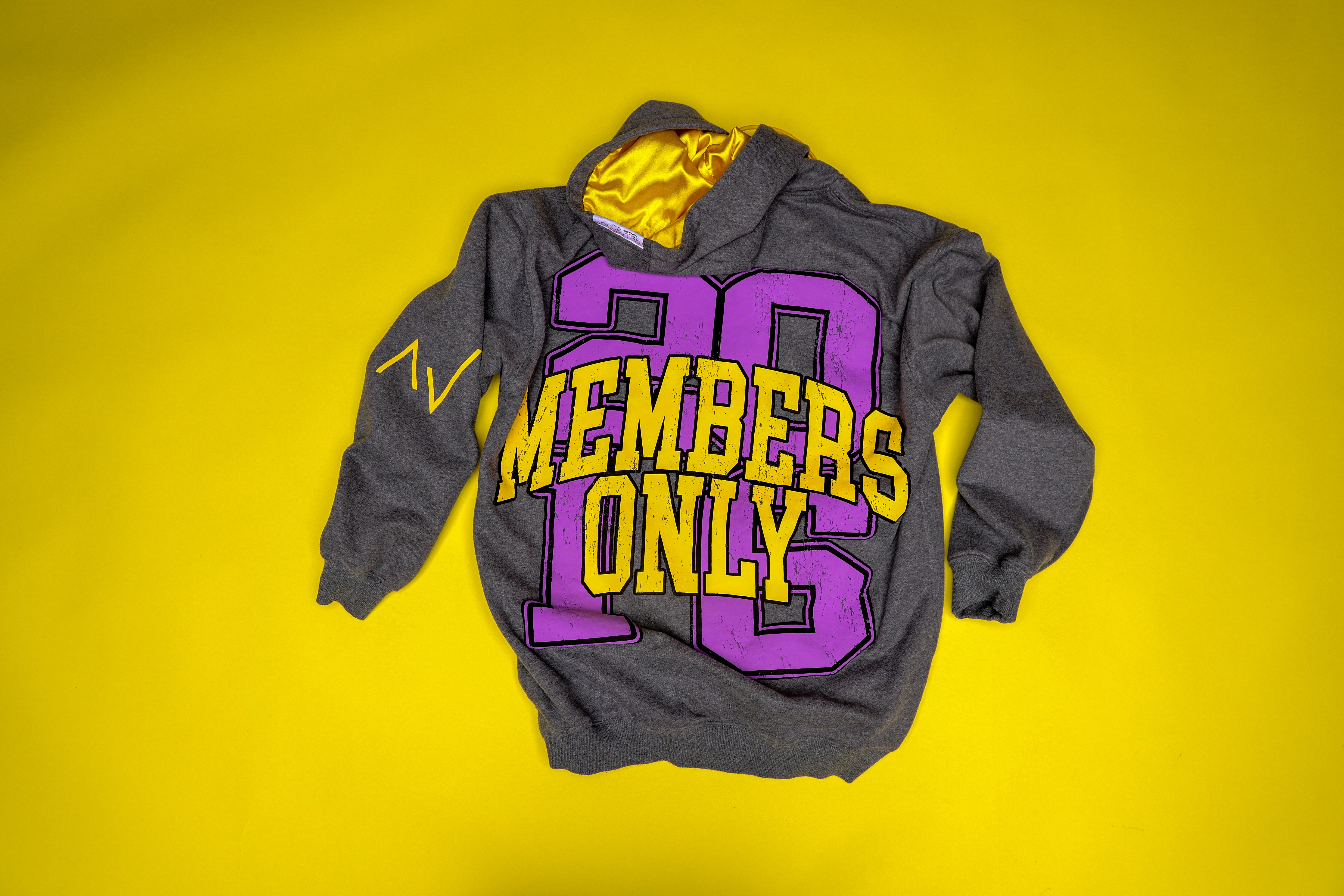 'Members Only' Satin Hoodie