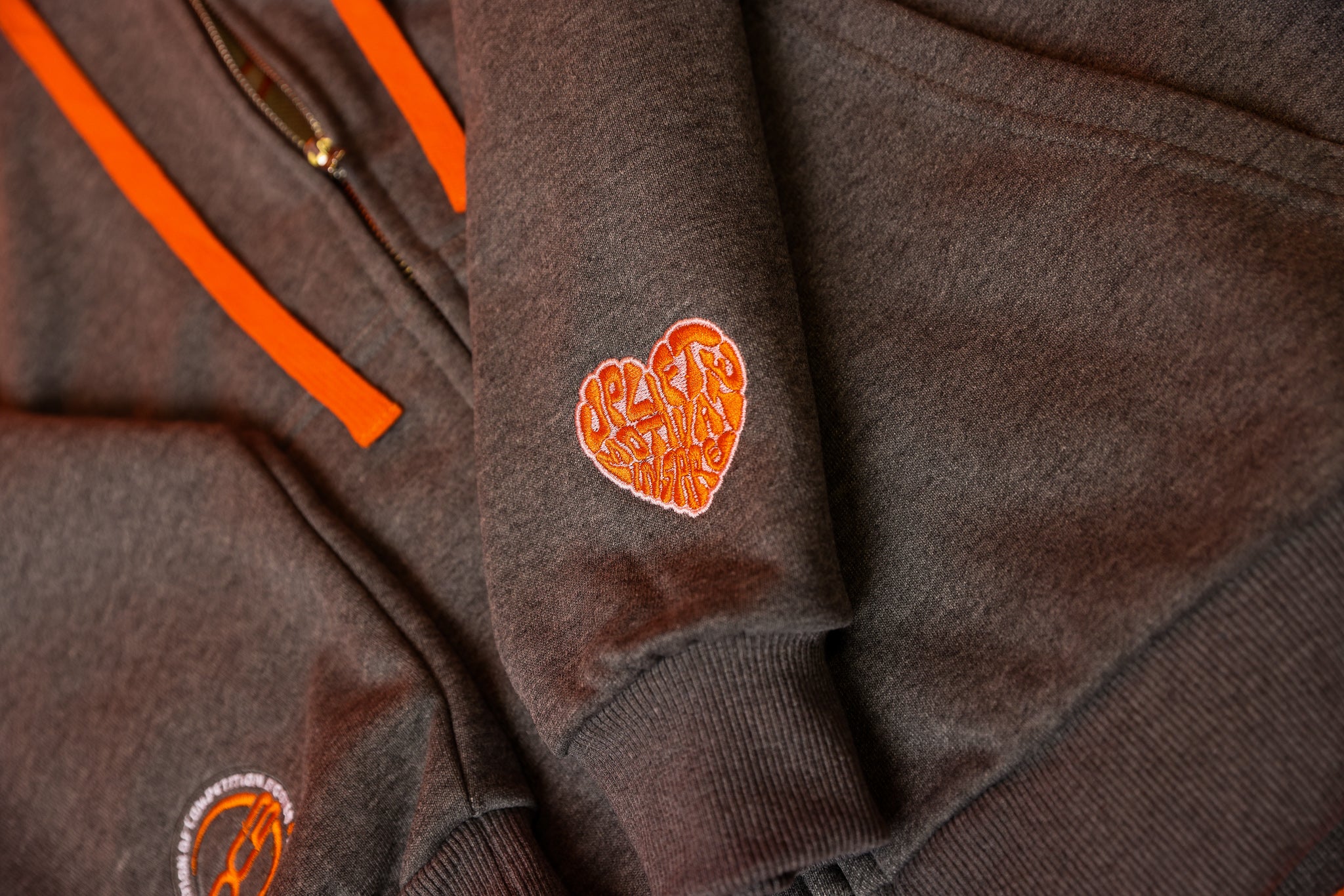Retro Satin Lined Zip Hoodie