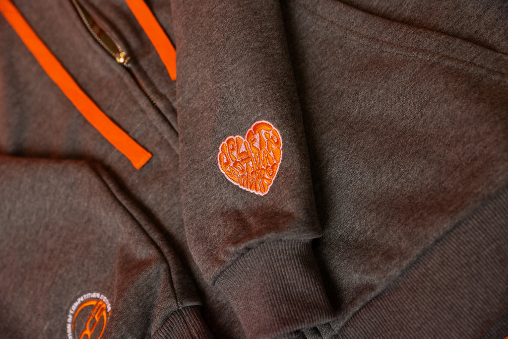 Retro Satin Lined Zip Hoodie