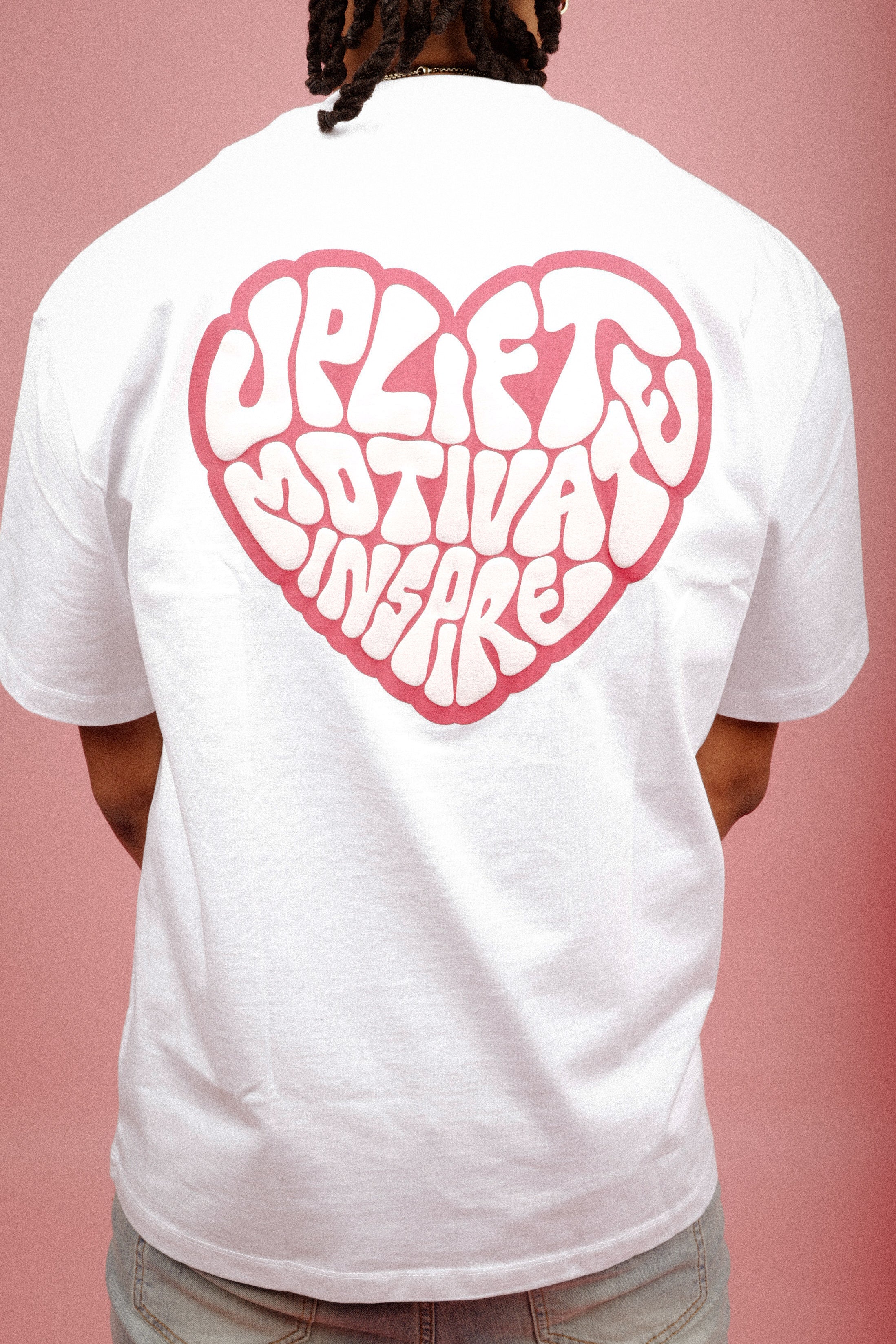 'Sweetheart' Pink Oversized Tee