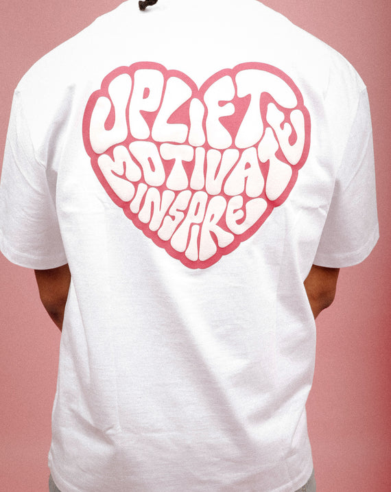 'Sweetheart' Pink Oversized Tee