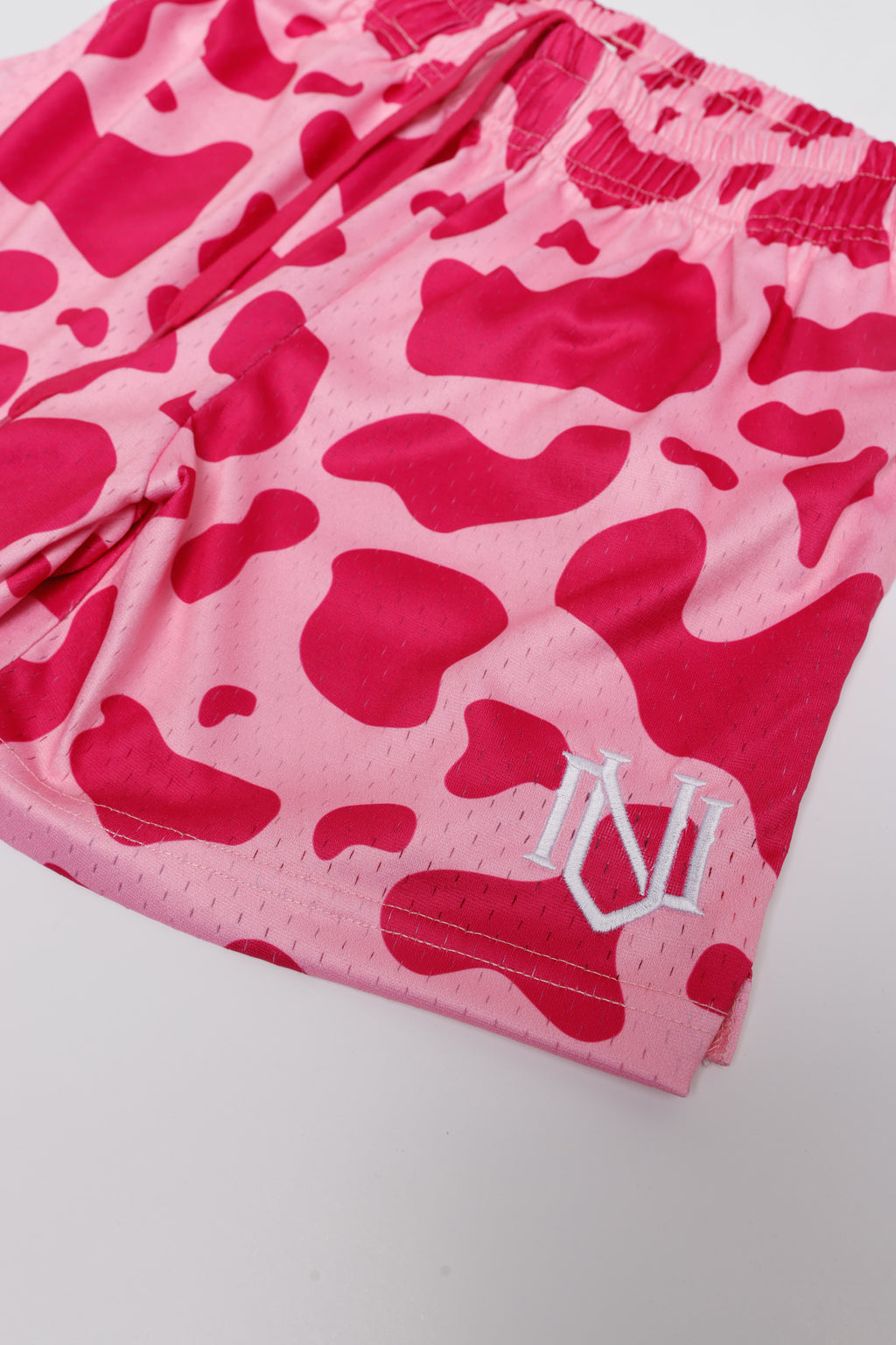 'Strawberry Milk' Mesh Shorts
