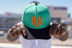 'Emerald' Suede Snapback