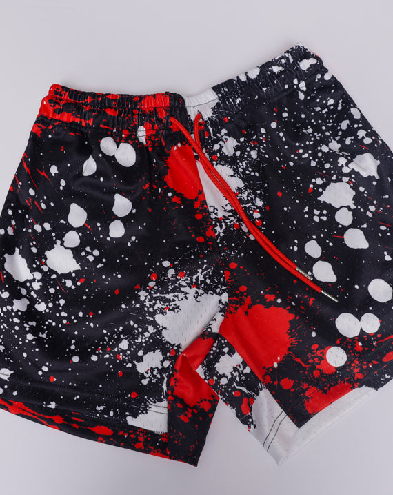 'Inferno' Splatter Shorts